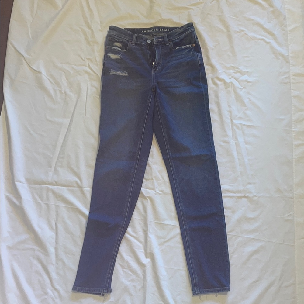 American Eagle Outfitters Blue Mom Jeans